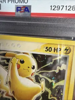 2003 POKEMON BLACK STAR PROMO #012 PIKACHU-HOLO PSA 8 🌀 HEAD SWIRL 🌀 - Image 3