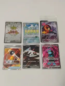 Pokemon Larvesta/Sunflora Illustration Rare/Sealed Promo/Full Art Holo Cards - Image 1