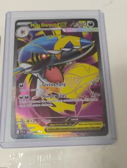 Pokemon Sealed Promo-Illustration Rare-Mega Sharpedo-Flapple Full Art Holo Cards - Image 5