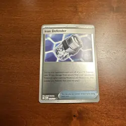 Iron Defender 118/132 Mega Evolution Reverse Holo Pokemon TCG Card - Image 1