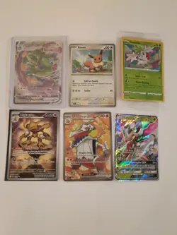 Pokemon GX-VMAX-Alakazam Eevee Promos-Sealed Promo-Full Art Holo Card Lot - Image 1