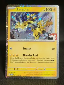 *SWIRL* Zeraora Holo Pokemon Prize Pack Series 9 Promo Pokemon Card NM 078/182 - Image 2