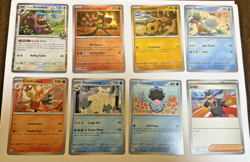 Pokemon 8 Card Lot - 1 REVERSE Holo/ 1 Holo / 6 Base - Destined Rivals 2025 - Image 1