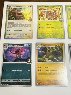 Pokemon 8 Card Lot - 1 REVERSE Holo/ 1 Holo / 6 Base - Destined Rivals 2025 - Image 2