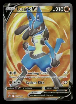 Lucario V - SWSH213 - Black Star Promo - Pokemon Card - NM/M - Image 1