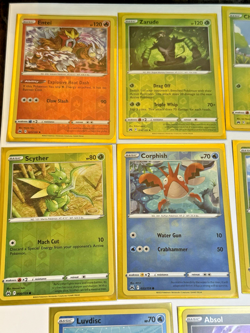 Pokemon 11 Card Lot - 9 REVERSE HOLO + 2 HOLO - Crown Zenith 2023 - 1078 - Image 2