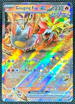 Gouging Fire ex svp144 Black Star Promo Pokemon Card Free Shipping - Image 1