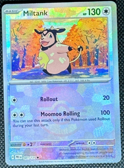 Miltank 081/131 NM Poke Ball Pattern Prismatic Evolutions Pokemon Card Free Ship - Image 1