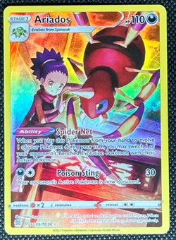 Ariados TG09/TG30 NM Brilliant Stars Trainer Gallery Pokemon Card Free Shipping - Image 1