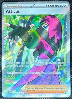 Atticus 133/131 NM Prismatic Evolutions Pokemon Card Free Shipping - Image 1