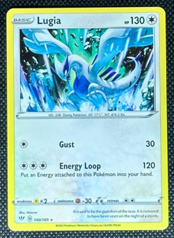 Lugia 140/189 NM Darkness Ablaze Pokemon Card Free Shipping - Image 1