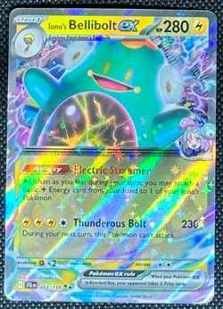 Ionos Bellibolt Ex 053/159 NM Journey Together Pokemon Card Free Shipping - Image 1