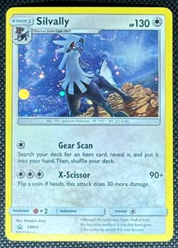 Silvally SM64 NM Black Star Promo Cosmos Pokemon Card Free Shipping - Image 1