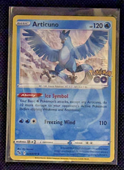 Articuno 024/078 NM Holo Pokemon Go Pokemon Card Free Shipping - Image 1
