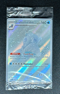 Crabominable 149/142 NM Advent Calendar Promo Sealed Pokemon Card Free Ship - Image 1