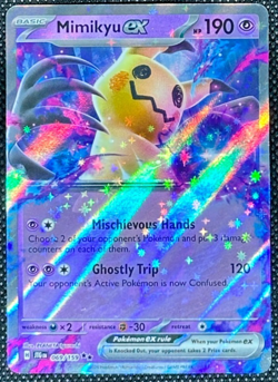 Mimikyu ex 069/159 NM Double Rare Journey Together Pokemon Card Free Shipping - Image 1