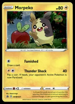 EX-NM SWSH: Sword & Shield Promo Cards Morpeko Promo SWSH031 Pokemon TCG - Image 1