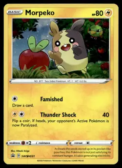 EX-NM SWSH: Sword & Shield Promo Cards Morpeko Promo SWSH031 Pokemon TCG - Image 1