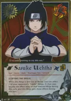 Sasuke Uchiha - N-637 - Promo - Foil Promo Cards NM/LP - Naruto - Image 1