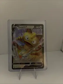 Meowth V SWSH004 SWSH: Sword & Shield Promo Cards Holo - Image 1