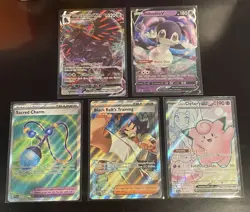 Pokemon TCG 5 Card Lot English Full Art - Image 1