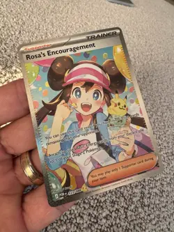 Rosa’s Encouragement SIR 123/088 - Pokemon Mega Evolution Perfect Order English - Image 1