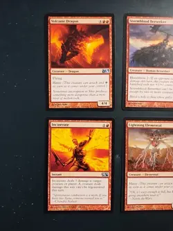 MTG Red Lot x6 Core Set 2012 LP MTG M12 Magic the Gathering All Different - Image 2