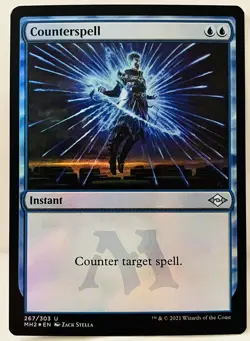 MTG- Counterspell - FOIL- Modern Horizons 2- #267/303- NM - Image 1