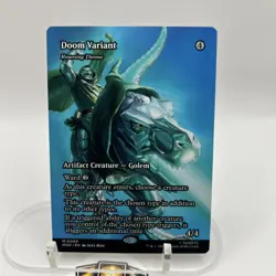 Dr. Doom Variant Roaming Throne (Borderless) (MAR) 0099 Marvel Super Heroes MTG - Image 2