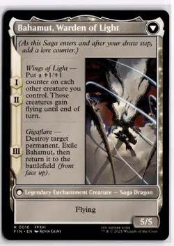 Dion, Bahamut's Dominant 16 Rare FINAL FANTASY Magic: The Gathering Near Mint - Image 2