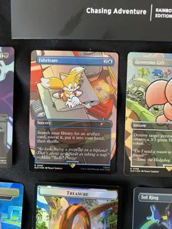 Magic The Gathering Secret Lair Sonic The Hedgehog Chasing Adventure Foil Ed MTG - Image 4