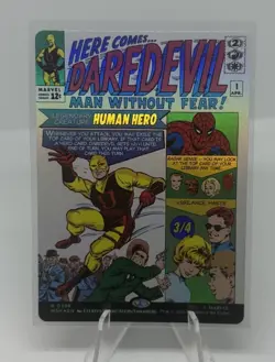 Daredevil, Man Without Fear (Borderless) (0398) Marvel Super Heroes Foil - Image 1
