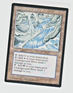 Magic the Gathering ~ MTG ~ 1x Underground River ~ ICE AGE ~ M/NM - Image 1