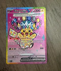 Pikachu ex 277/217 Special Illustration Rare (SIR) | Ascended Heroes - Image 1