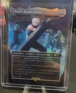 MTG x FINAL FANTASY SECRET LAIR - CLOUD'S BUSTER SWORD #1865 foil - Image 1