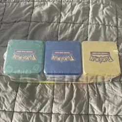 Pokemon Sword & Shield Stacking Tin 3-Pack Costco Evolving Skies Fusion Strike - Image 3