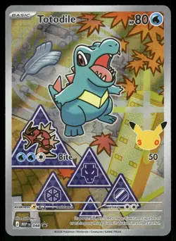 Totodile 048 Promo ME: Mega Evolution Promo Pokemon Holo Near Mint - Image 1