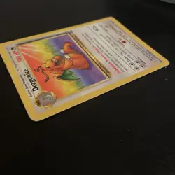 Pokemon TCG Dragonite Rare Fossil Unlimited Non-Holo Card 19/62 MP Condition - Image 5