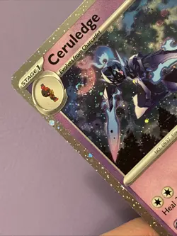 Pokemon TCG Ceruledge 098/193 Cosmos Holo Paldea Evolved SWIRL - Image 3