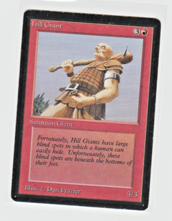 Magic the Gathering ~ MTG ~ 1x Hill Giant ~ LP ~ BETA ~ - Image 1