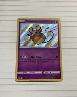 2021 Pokemon SWSH Shining Fates Dedenne SHR Shiny Vault Holo Rare #SV51/SV122 - Image 1