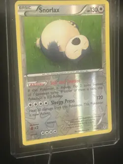 Snorlax 58/83 Rare Generations Pokemon Reverse Holo LP/MP - Image 1