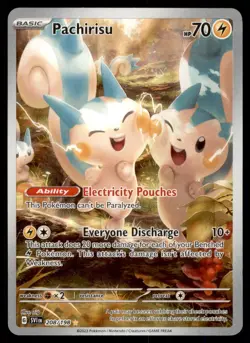 2023 SV01: Scarlet & Violet Base Set Pachirisu - 208/198 Illustration Rare - Image 1