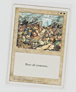Magic the Gathering ~ MTG ~ 1x Wrath of God ~ Fifth Edition ~ HP - Image 1