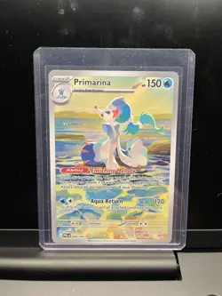 Primarina 088/084 IR Full Art Pokemon TCG Pitch Black NM - Image 1