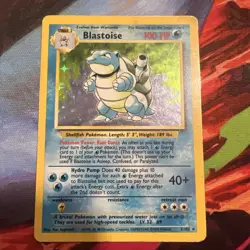Pokemon Blastoise 2/102 Base Set Holo Rare - Image 1