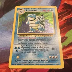 Pokemon Blastoise 2/102 Base Set Holo Rare - Image 2