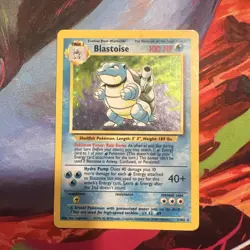 Pokemon Blastoise 2/102 Base Set Holo Rare - Image 3