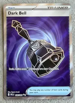Dark Bell 106/084 Ultra Rare Pitch Black Pokemon Holo Near Mint - Image 1