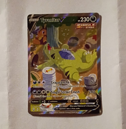 Tyranitar V Alternate Full Art 155/163 Battle Styles Ultra Rare Holo Eng 2021 - Image 1